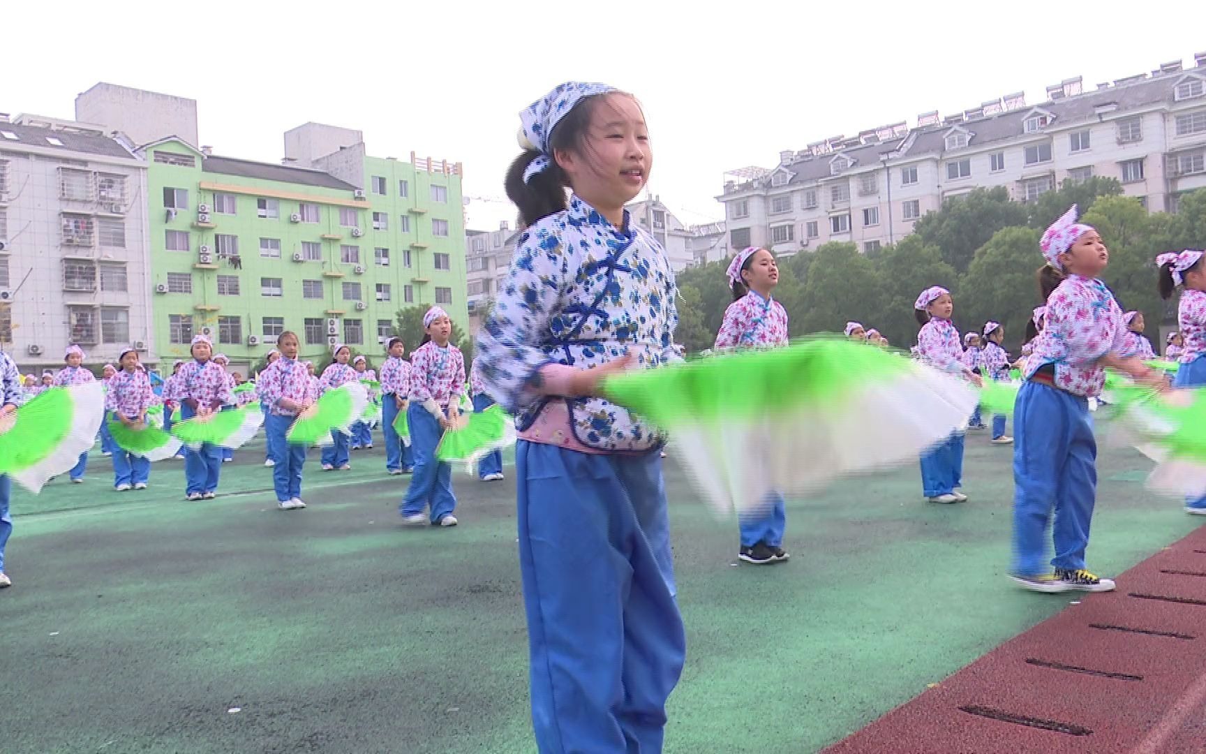 [图]采茶舞课间操