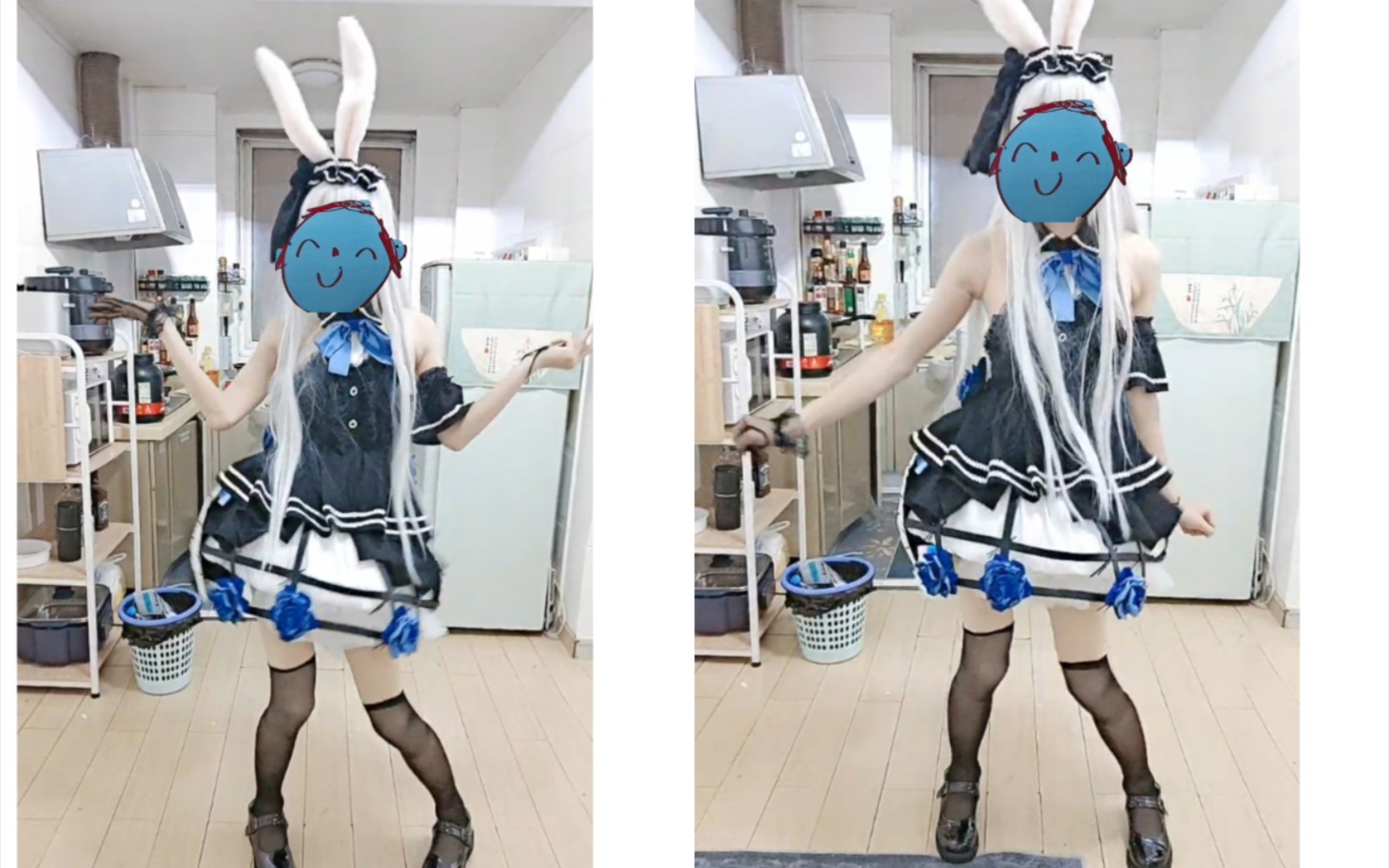 男孩子第一次学宅舞 碧蓝岛风cos (碧蓝航线cosplay)