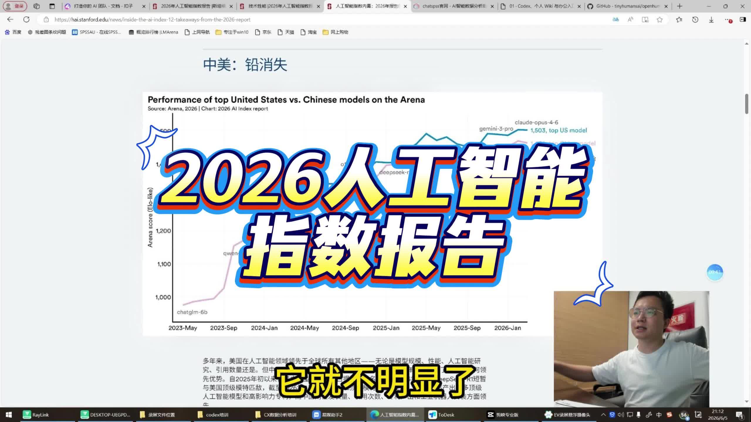 斯坦福2026年 ai 发展指数报告