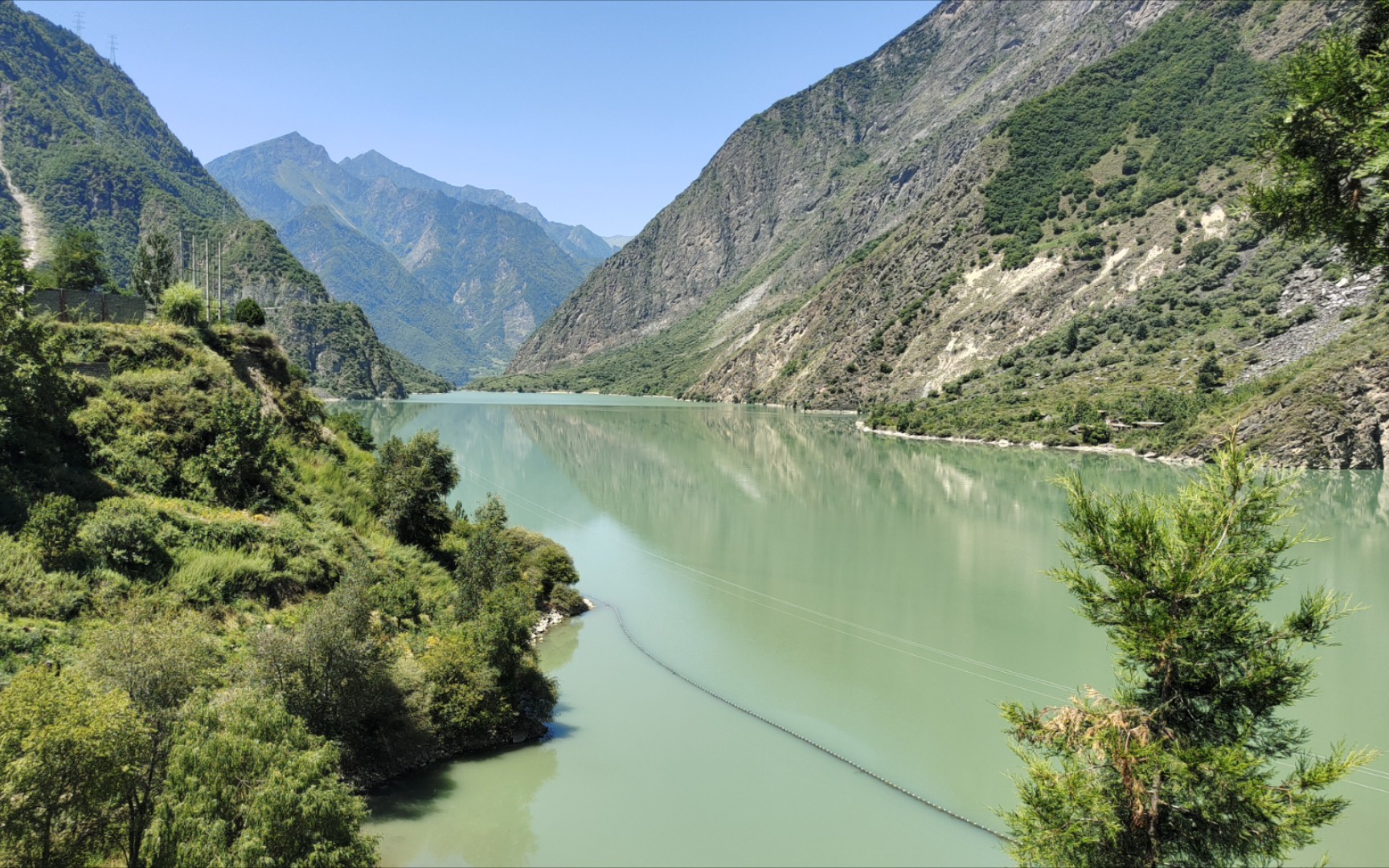 四川:茂县叠溪海子,大自然神奇之处,水墨丹青之美
