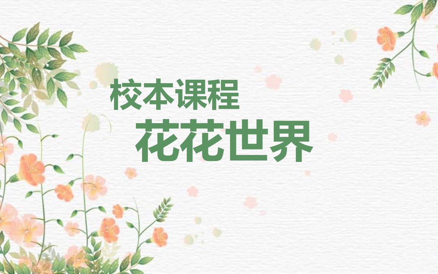 [图]花花世界简介视频