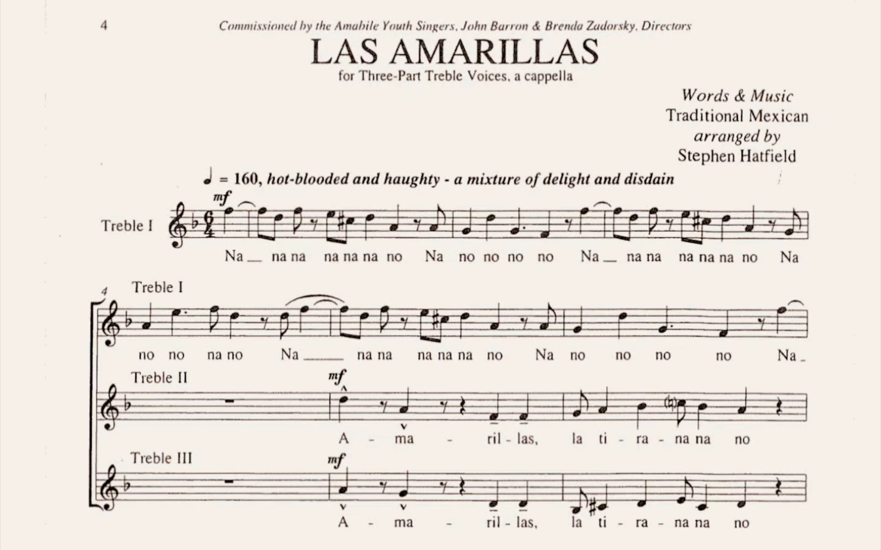 [图]杨鸿年合唱团：Stephen Hatfield《金黄色的夜莺 Las Amarillas》