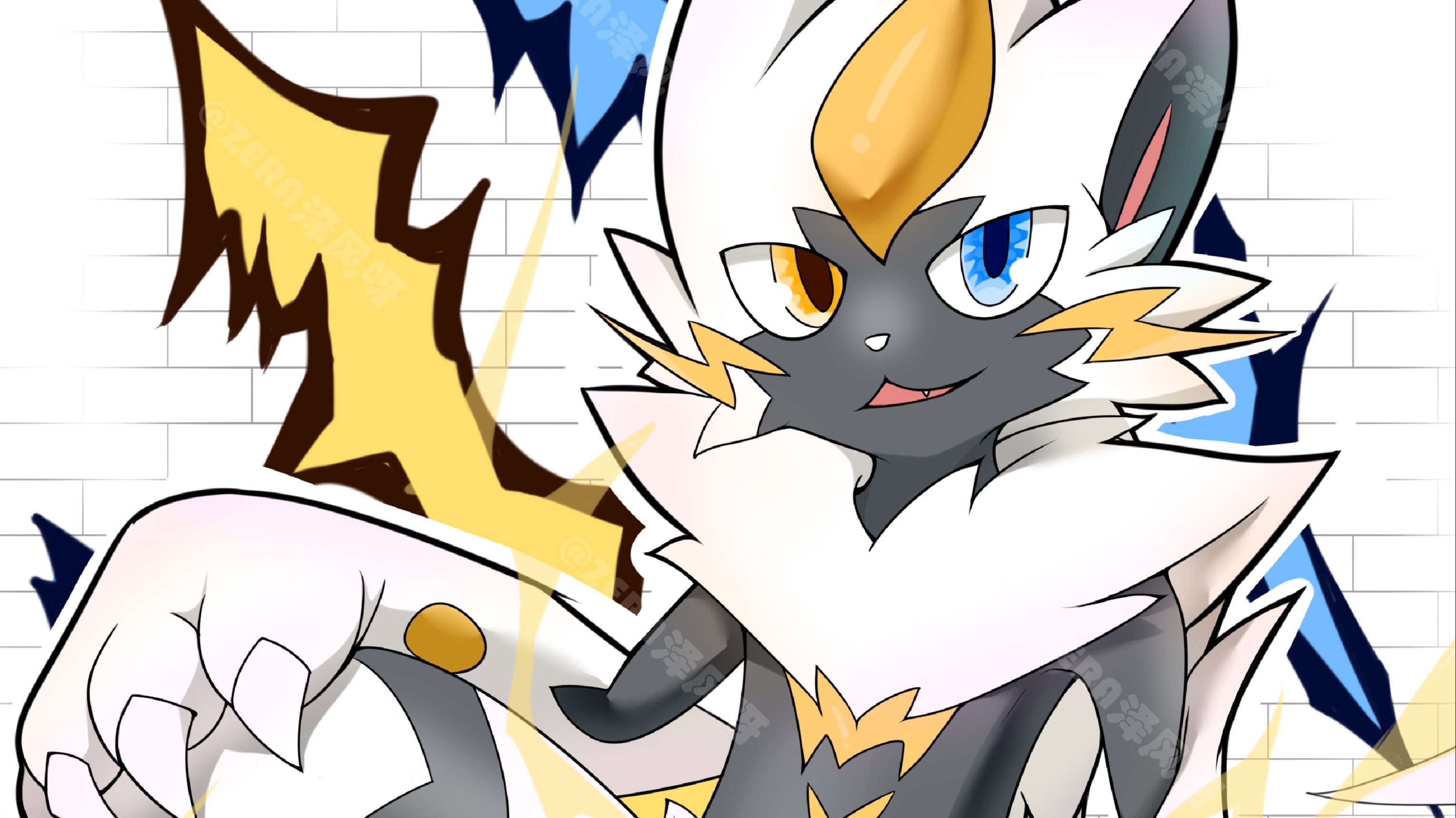 给朋友画的宝可梦oc