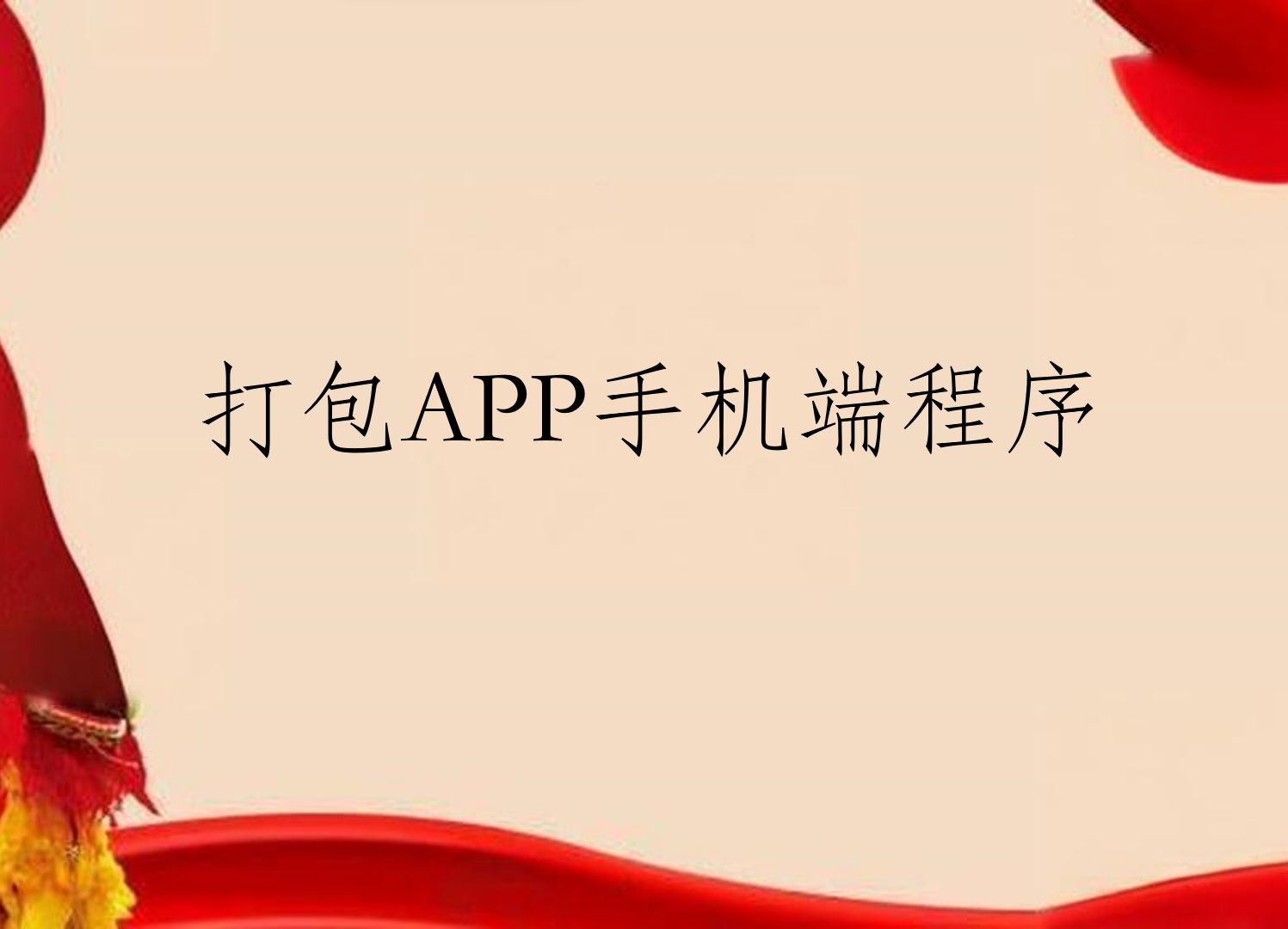 打包APP手机端程序哔哩哔哩bilibili