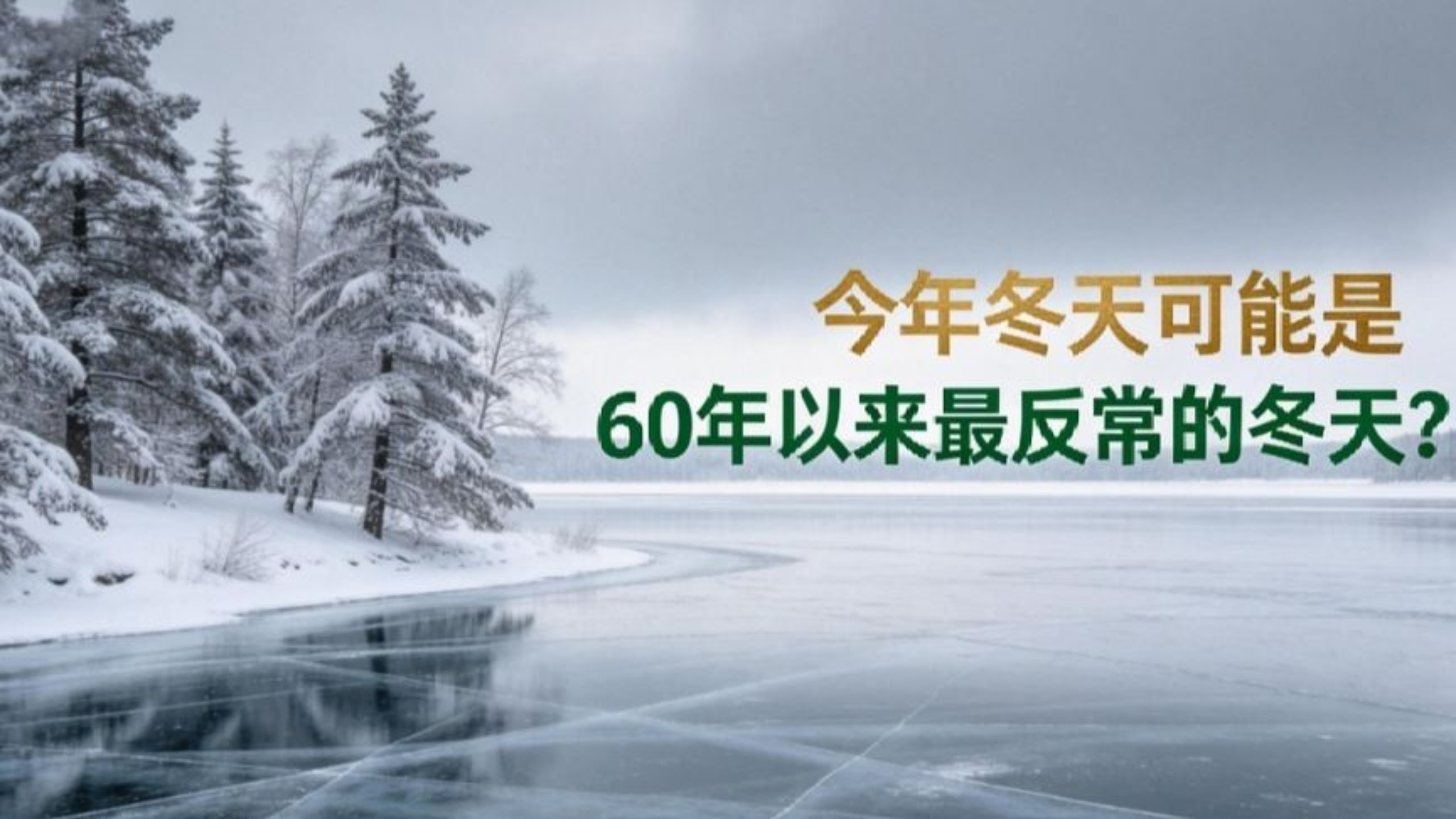 今年冬天可能是60年以来最反常的冬天，有三大特点，大家要注意
