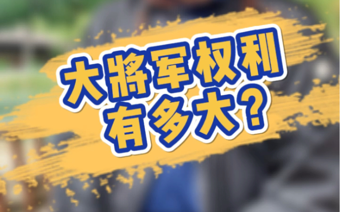 大将军的权利有多大?!为何年羹尧和岳钟琪担任大将军时的区别这么大?!哔哩哔哩bilibili