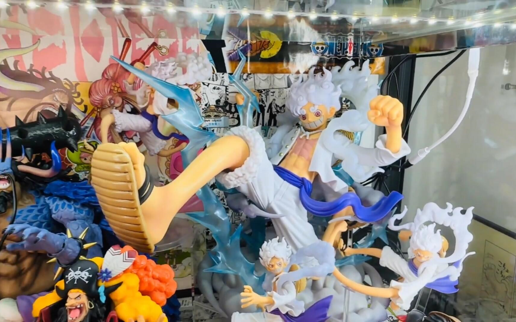 zero超激战 五档巨人 尼卡路飞【海贼王】手办开箱