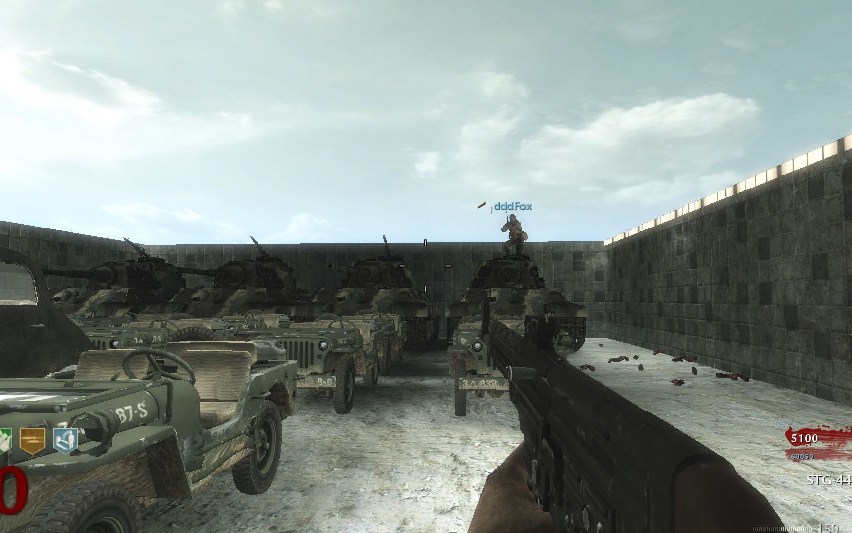 使命召唤5自制模组僵尸营地2人逃生视频