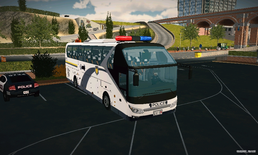 公安警用大巴展示