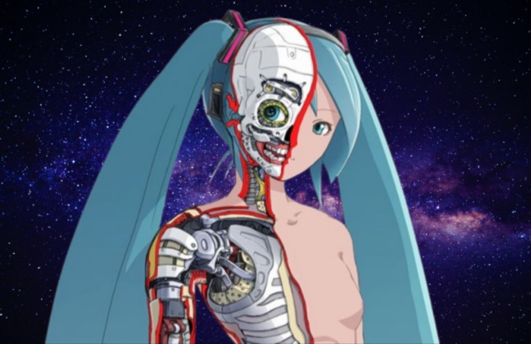 [图]机械娘初音 解剖内部结构~