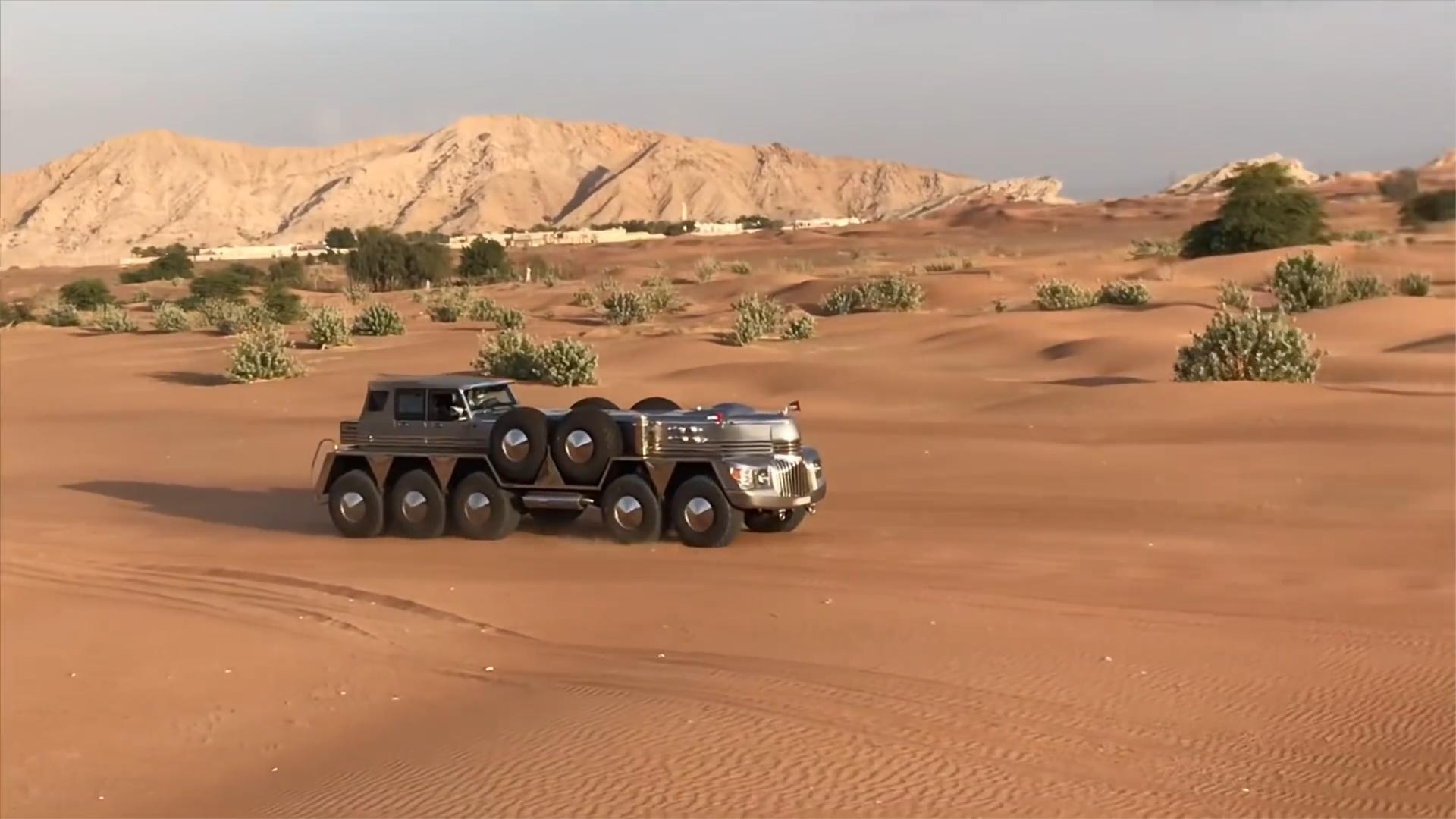 世界上最大的suv,目前仅此一辆,网友:这就是迪拜的土豪玩具吗