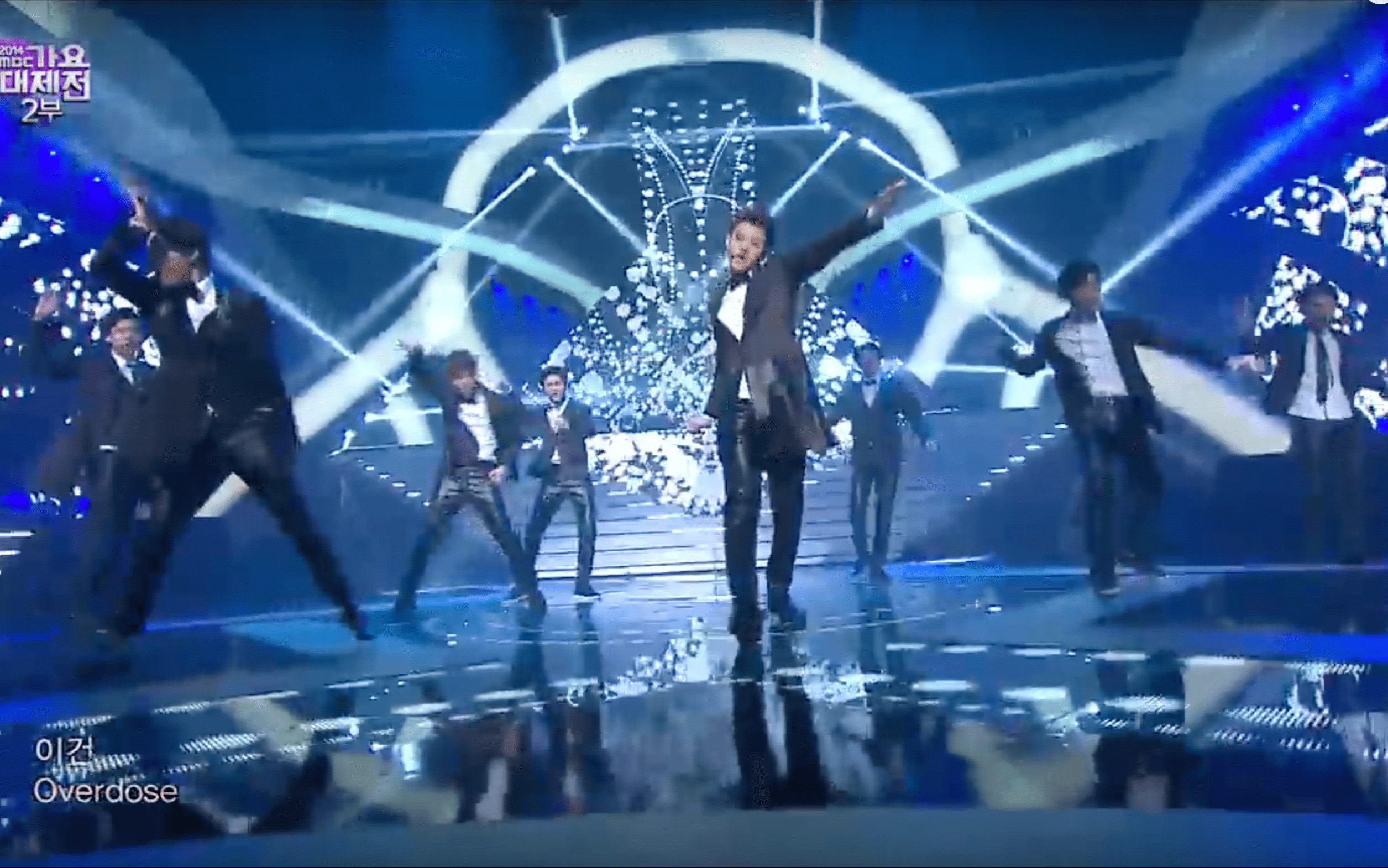 [图]【EXO】141231MBC高清live Thunder+Overdose