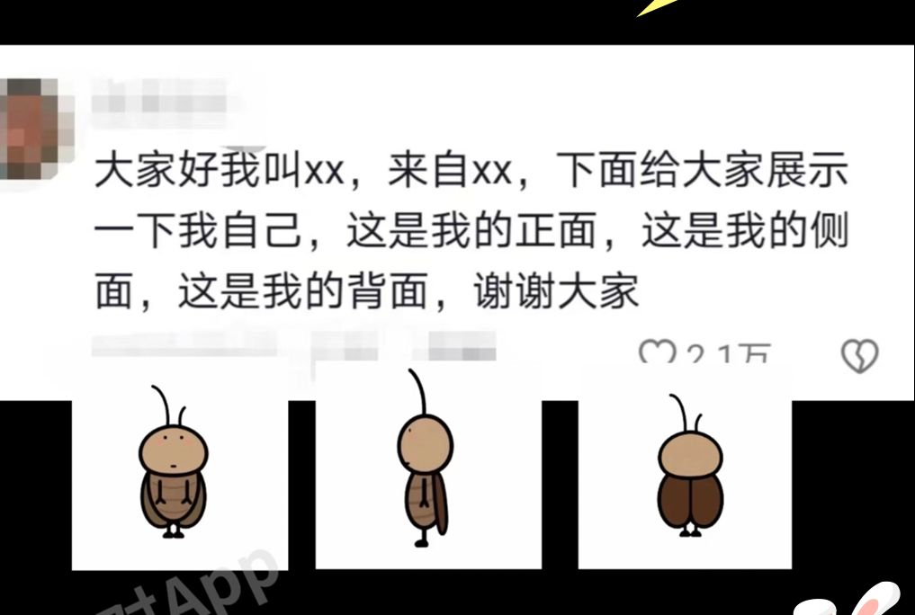 好抽象的开学自我介绍,都来学𐟤㥓”哩哔哩bilibili