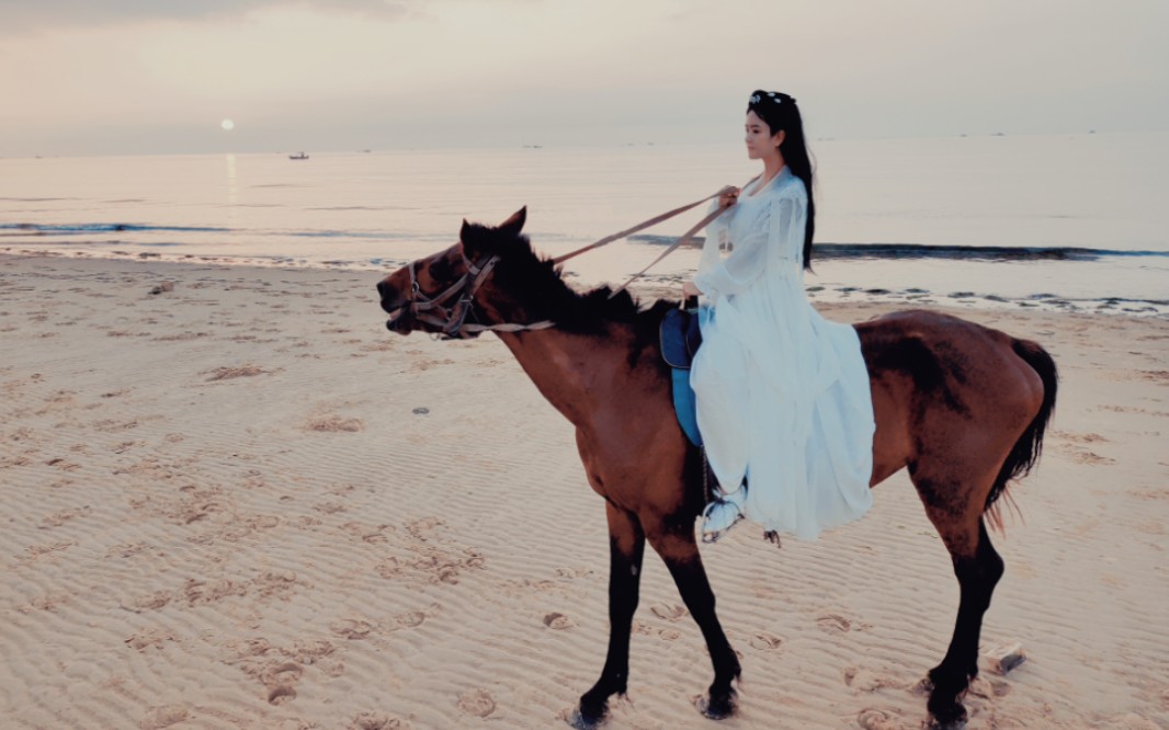 骑马仗剑走天涯的白衣姐姐