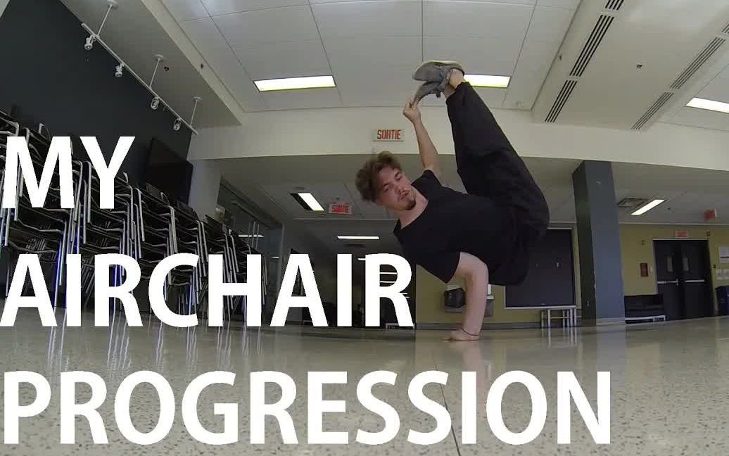 bboy励志片国外bboy花9年时间专攻airchair不断更新街舞教学合集包括