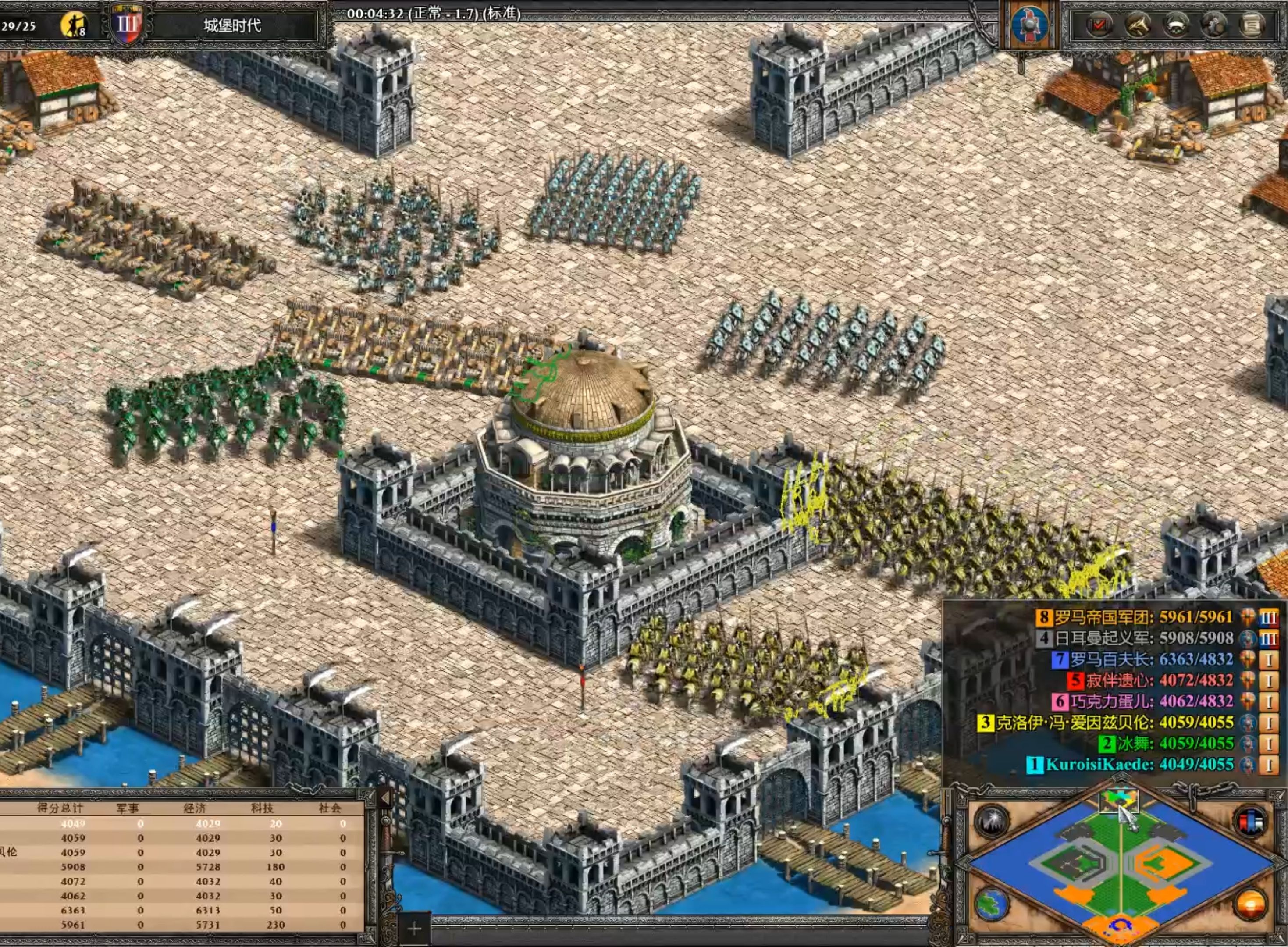 [帝国时代2决定版]自制对战地图:[竞技场 局部战争]正式发布 对战测试