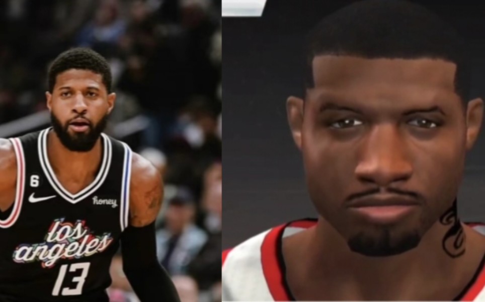 【nba2k20手游】全网最像的保罗乔治捏脸