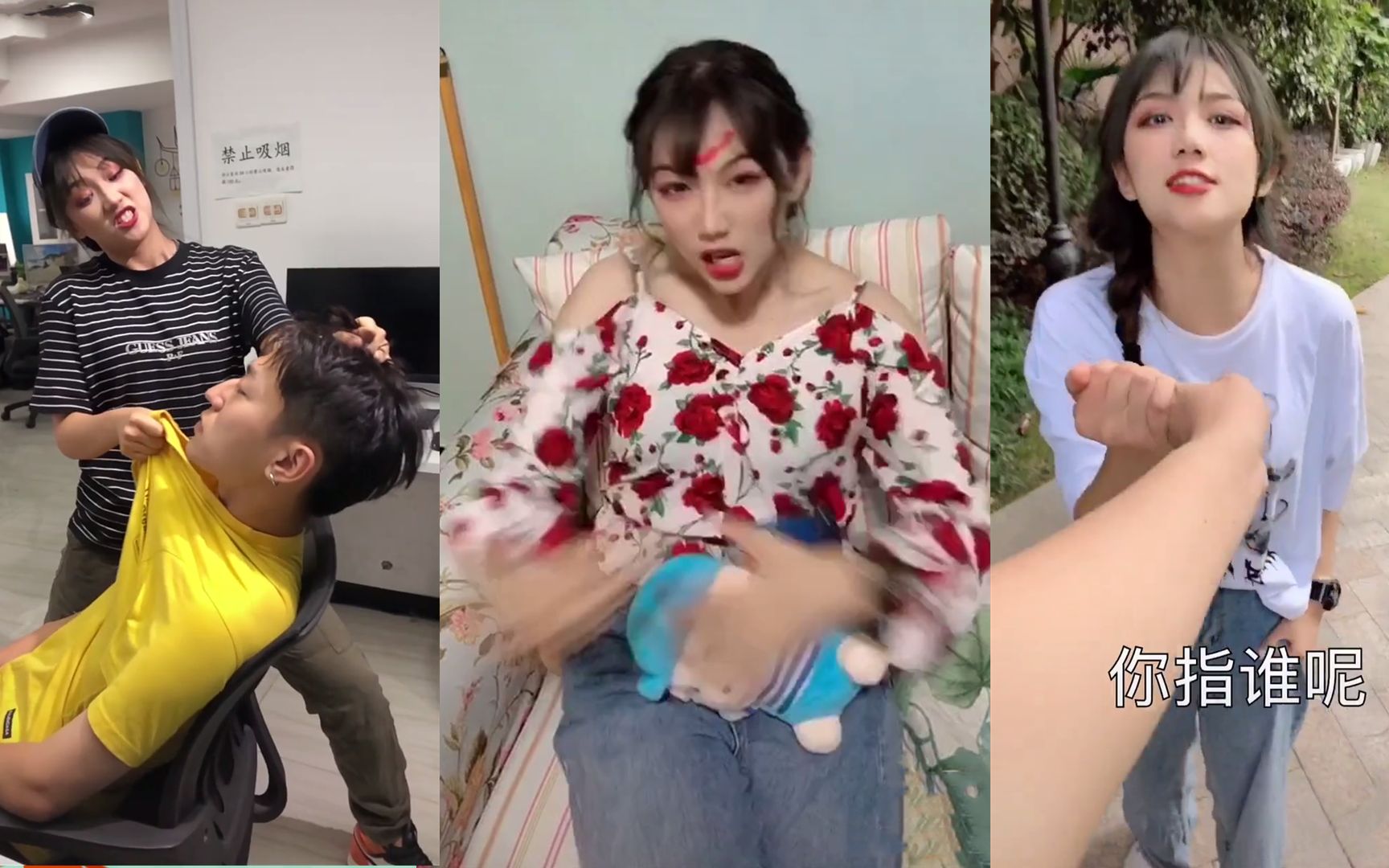 钟婷不愧是壮婷 能动手的绝对不bb tiktok抖音娱乐