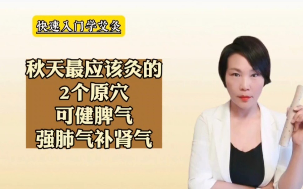 秋天最应该灸的2个原穴,可健脾气强肺气补肾气哔哩哔哩bilibili