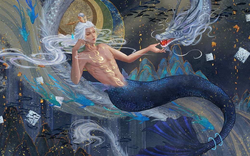 上古黄河的水神"河伯",最潇洒的神没有之一!上古神话那些事