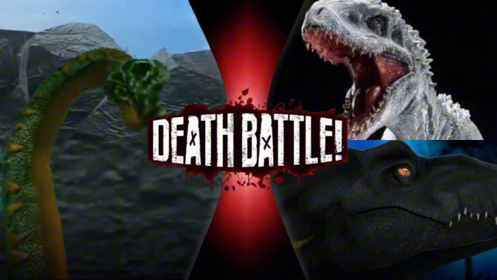 生死决斗,争霸赛腕龙 vs 侏罗纪暴虐霸王龙&暴虐迅猛龙