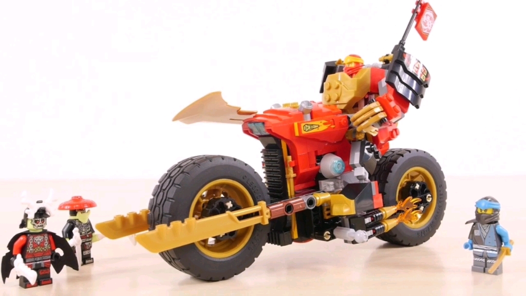 乐高搭建:乐高幻影忍者71783凯的机甲战车