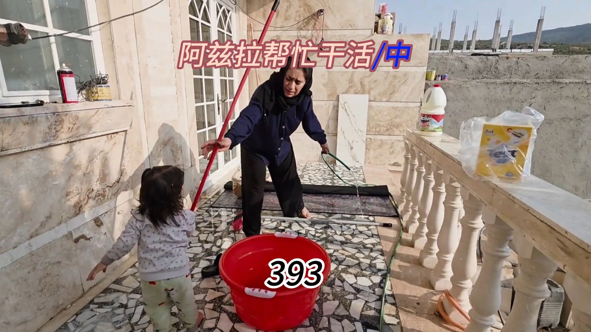 阿兹拉烤肉皮亚烤饼，一家人享受美食，皮亚纪录片393（中）