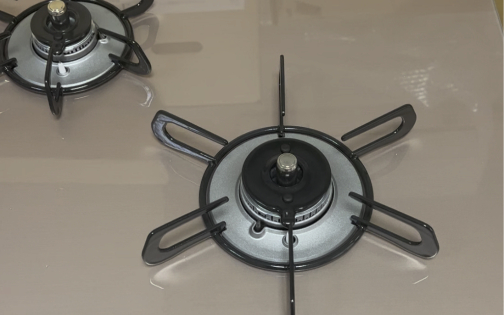 日本原装进口paloma/百乐满家用燃气灶百乐满日式三眼带烤箱一体煤气