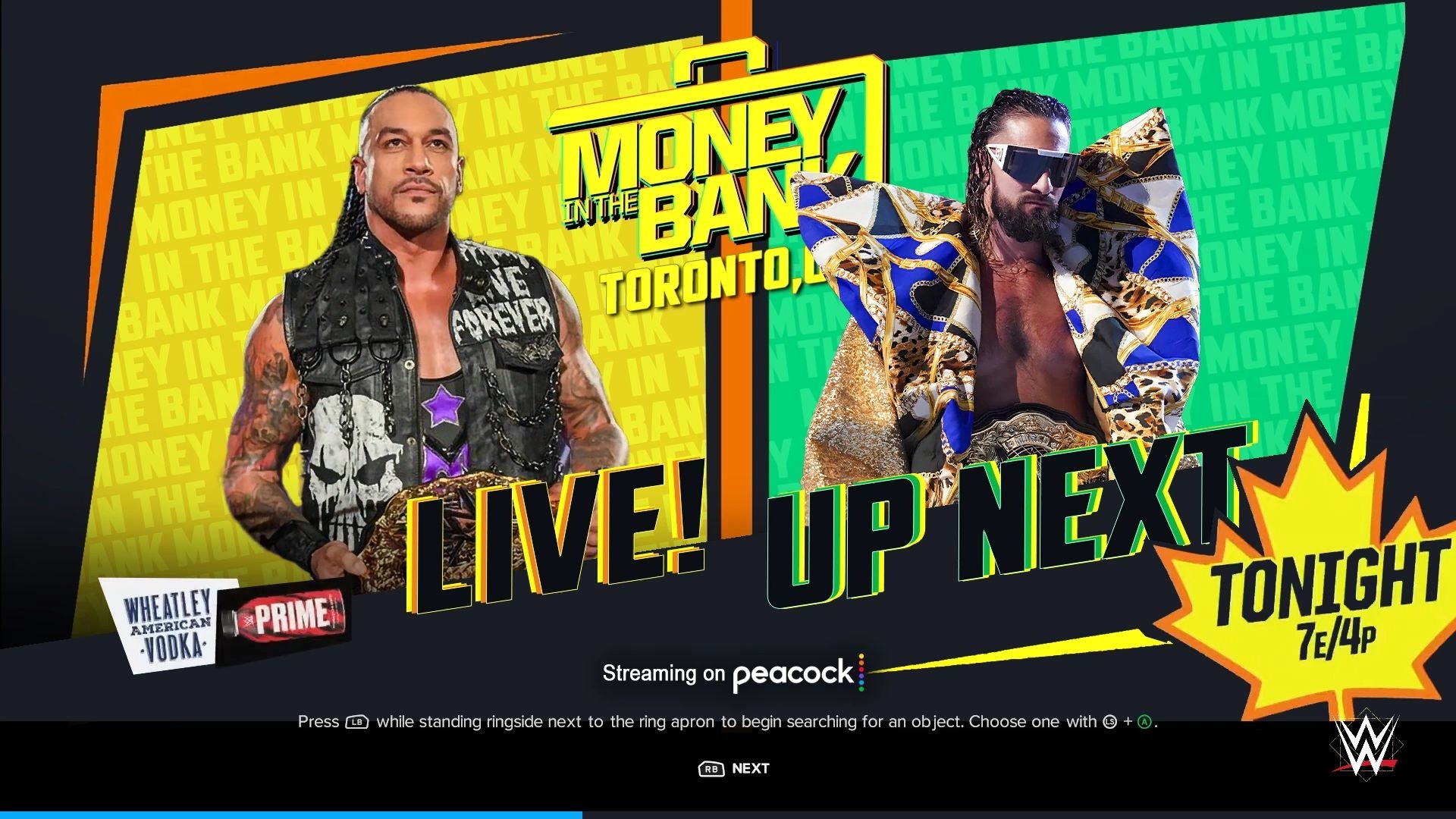 wwe2k24 达米安普利斯特vs赛斯罗林斯 重量级冠军挑战赛