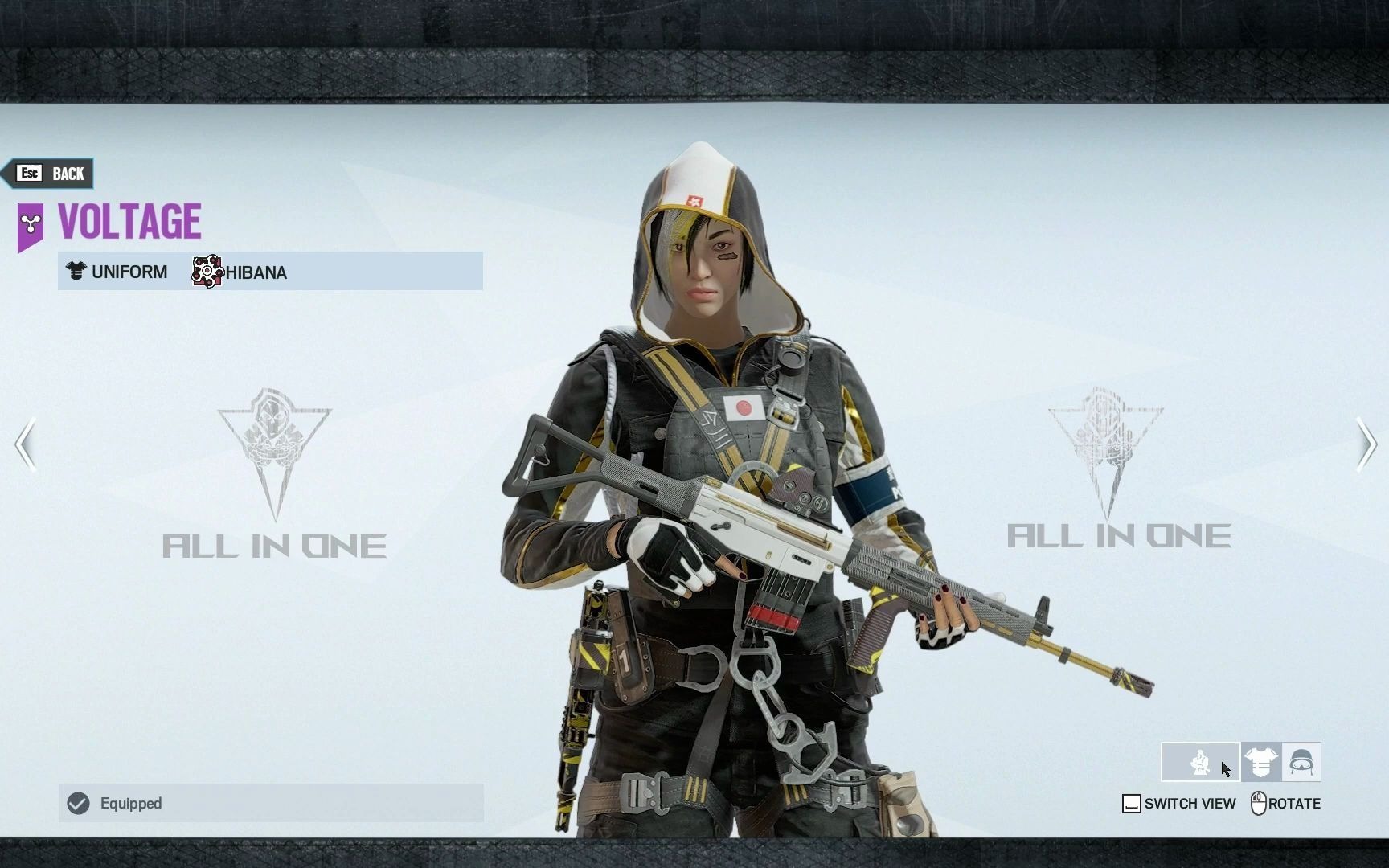 彩虹六号hibana全制服合集