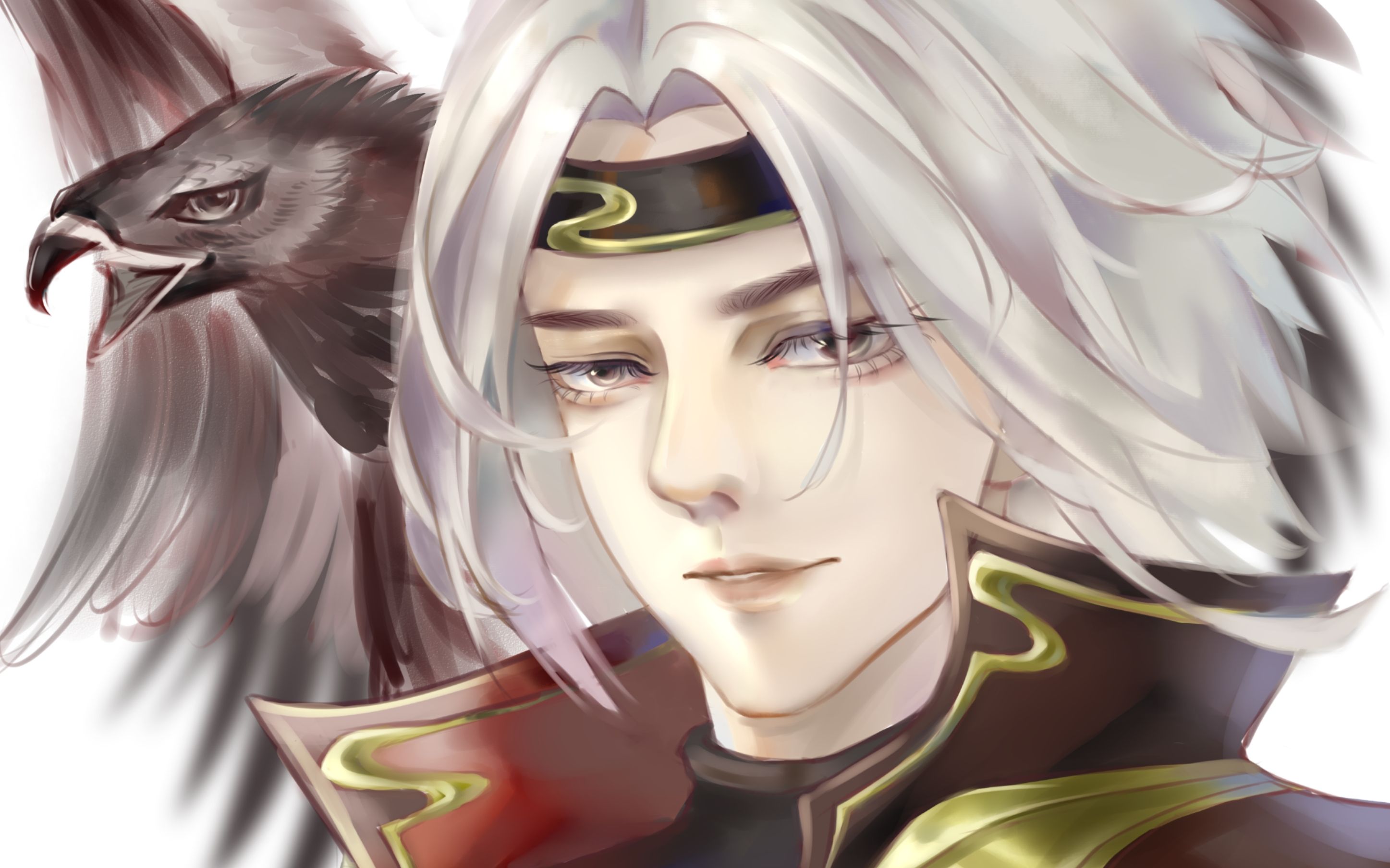 【板绘—曜云鹰飞将】一个赞画一个王者人物!