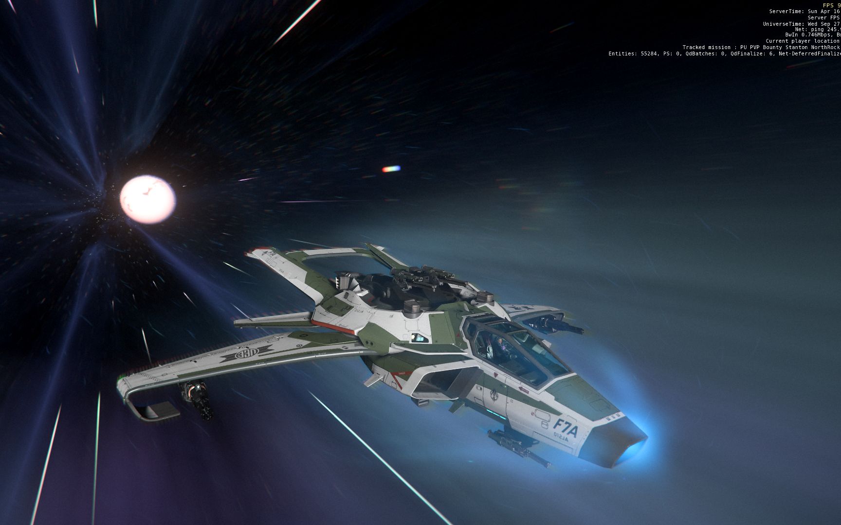 【星际公民】f7a军用黄蜂中队彩排时被敌人骚扰,迅速出击!