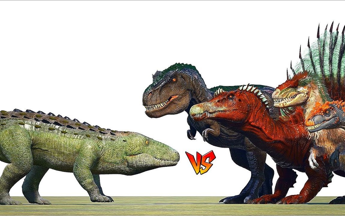 方舟法索拉鳄大战各路史前动物