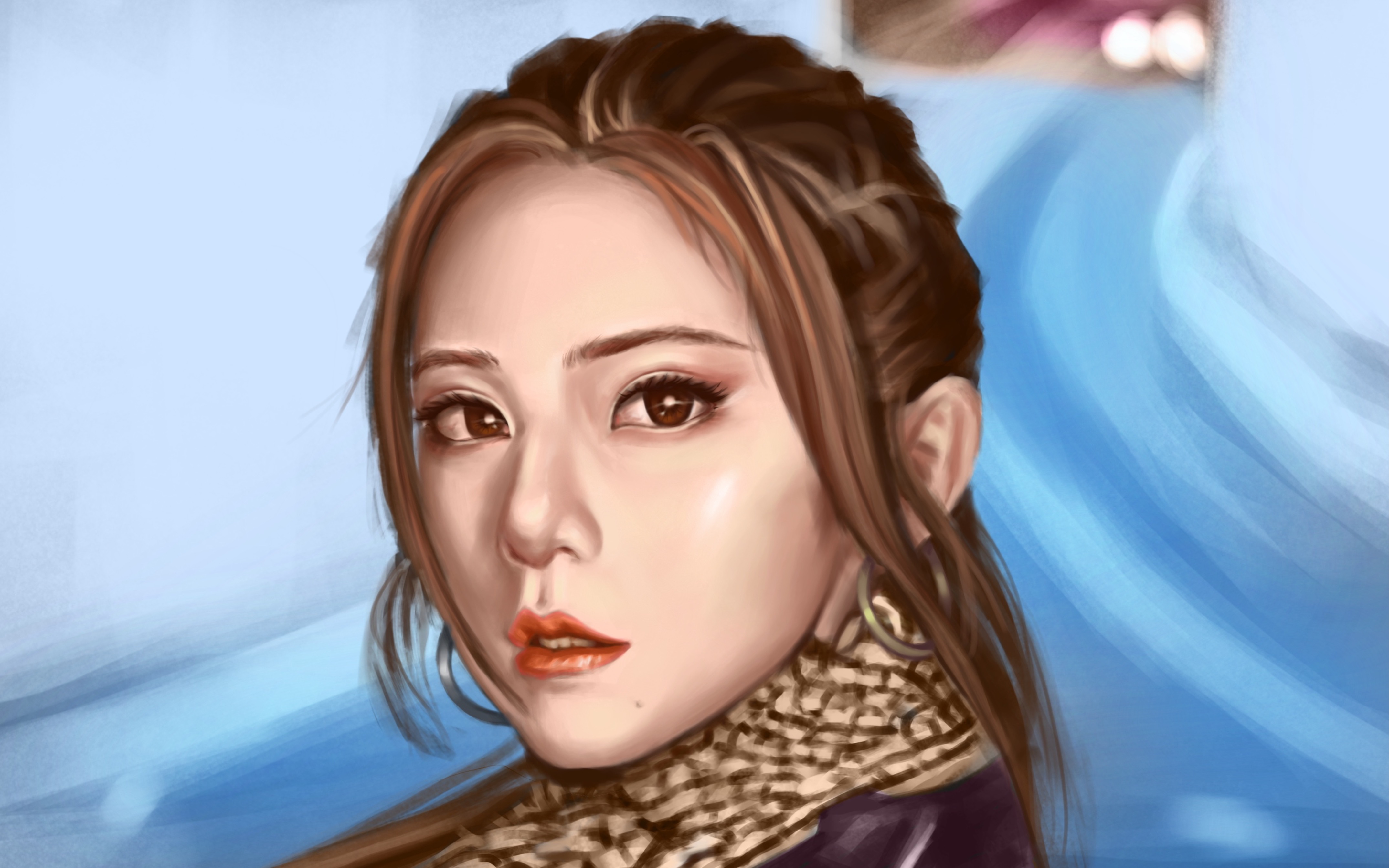 【cg绘画】邓紫棋-孤独