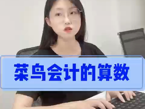 菜鸟会计的算数哔哩哔哩bilibili