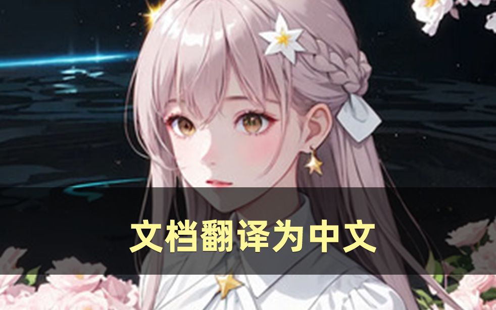 文档翻译为中文?怎么翻译?哔哩哔哩bilibili