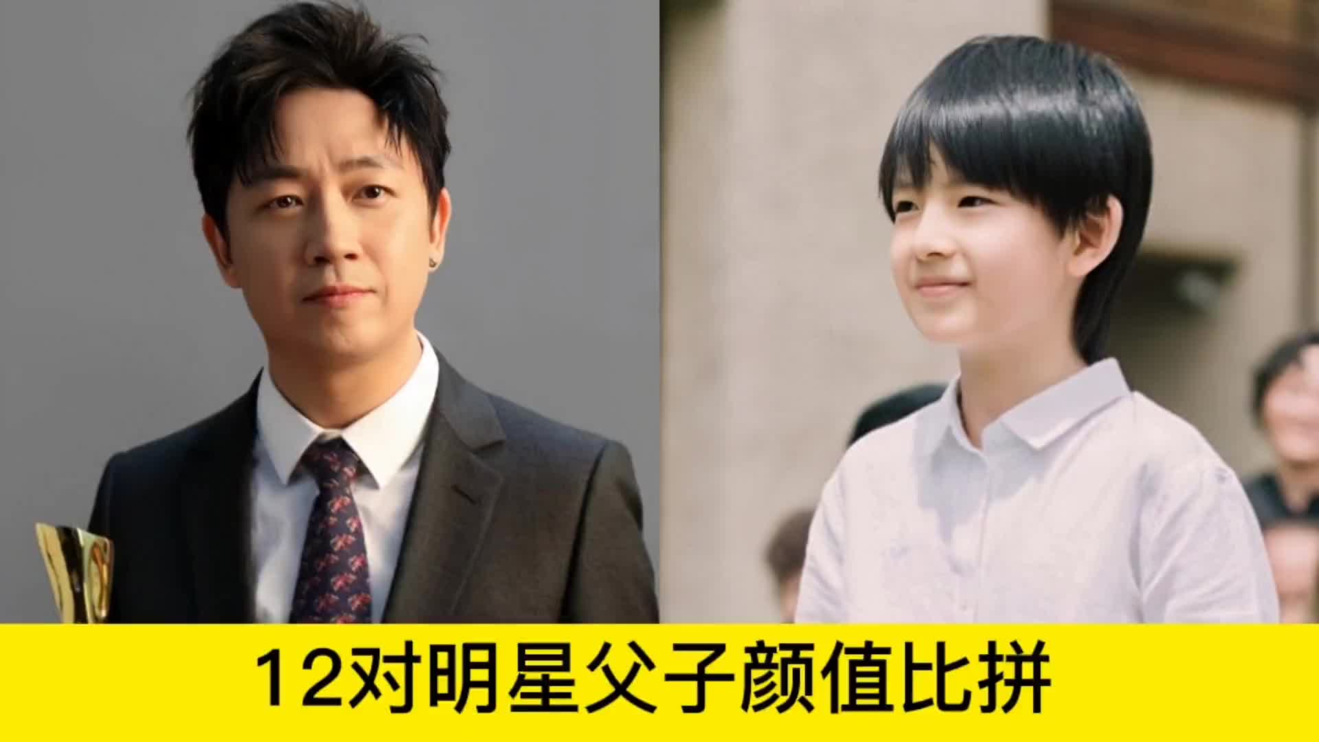 12对明星父子颜值比拼