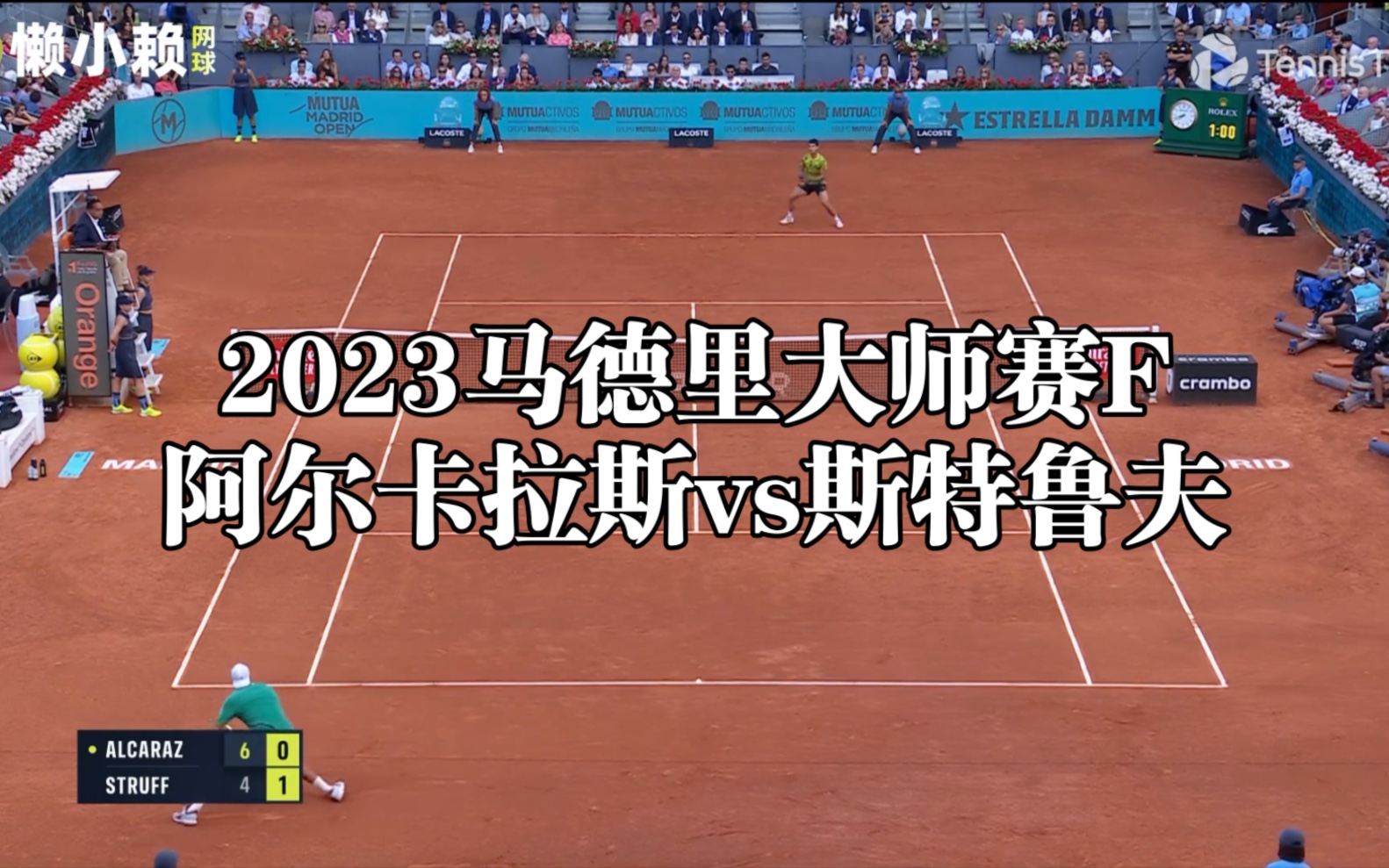 自制集锦:2023马德里大师赛F 阿尔卡拉斯vs斯特鲁夫哔哩哔哩bilibili