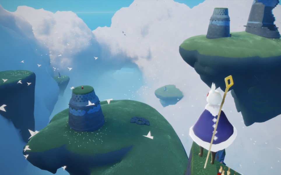 活动作品光遇sky光遇云野浮岛图跑图线路