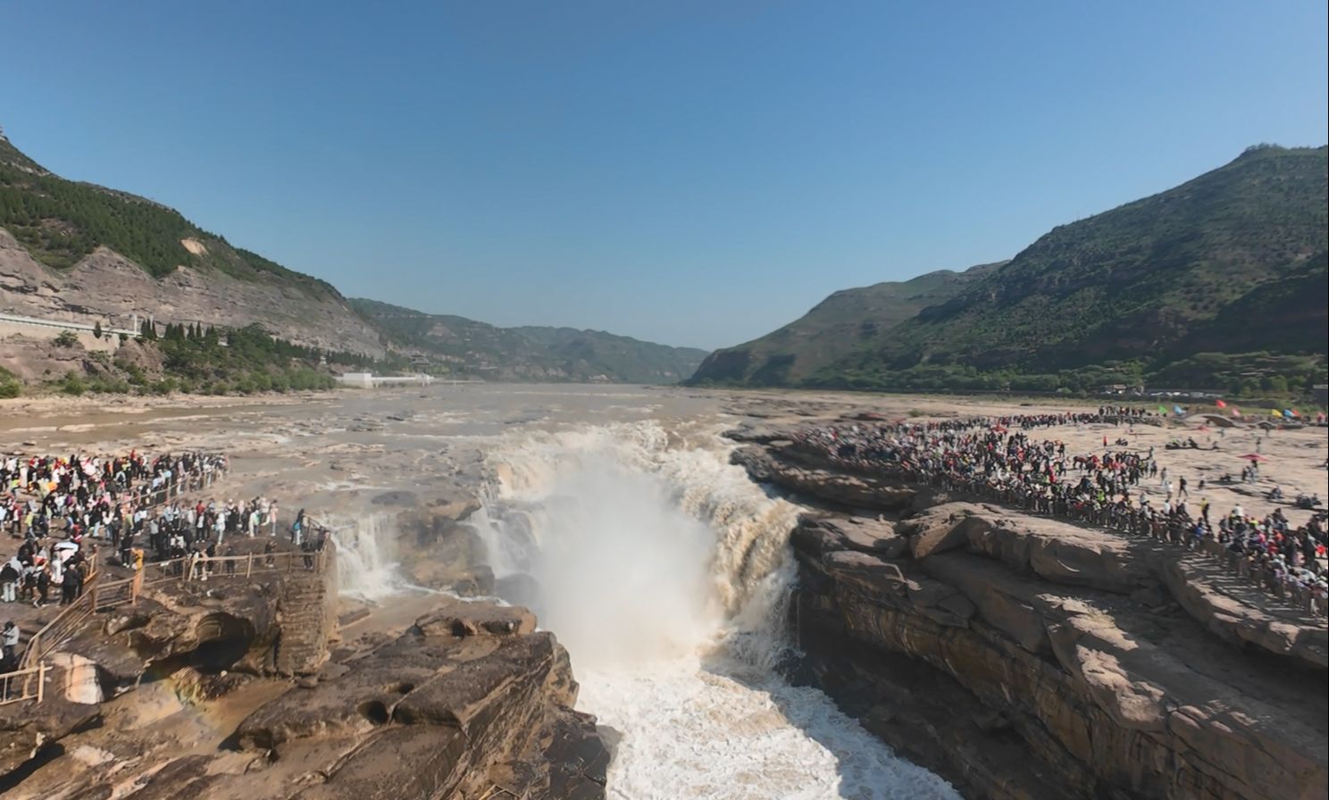 壶口瀑布avata2航拍