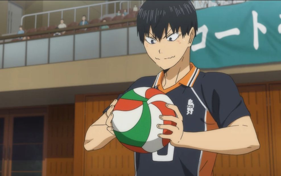 【排球少年】影山发球!小表情好萌