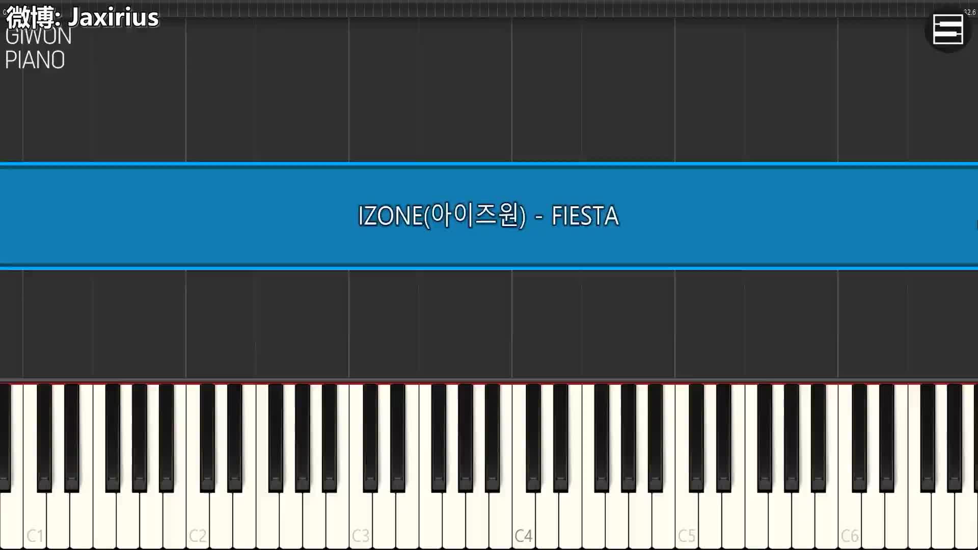 钢琴版izonefiestapianocover