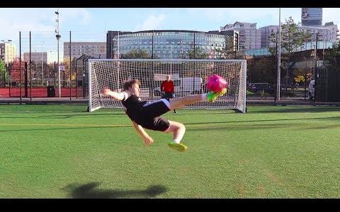 w2s剪刀脚足球挑战