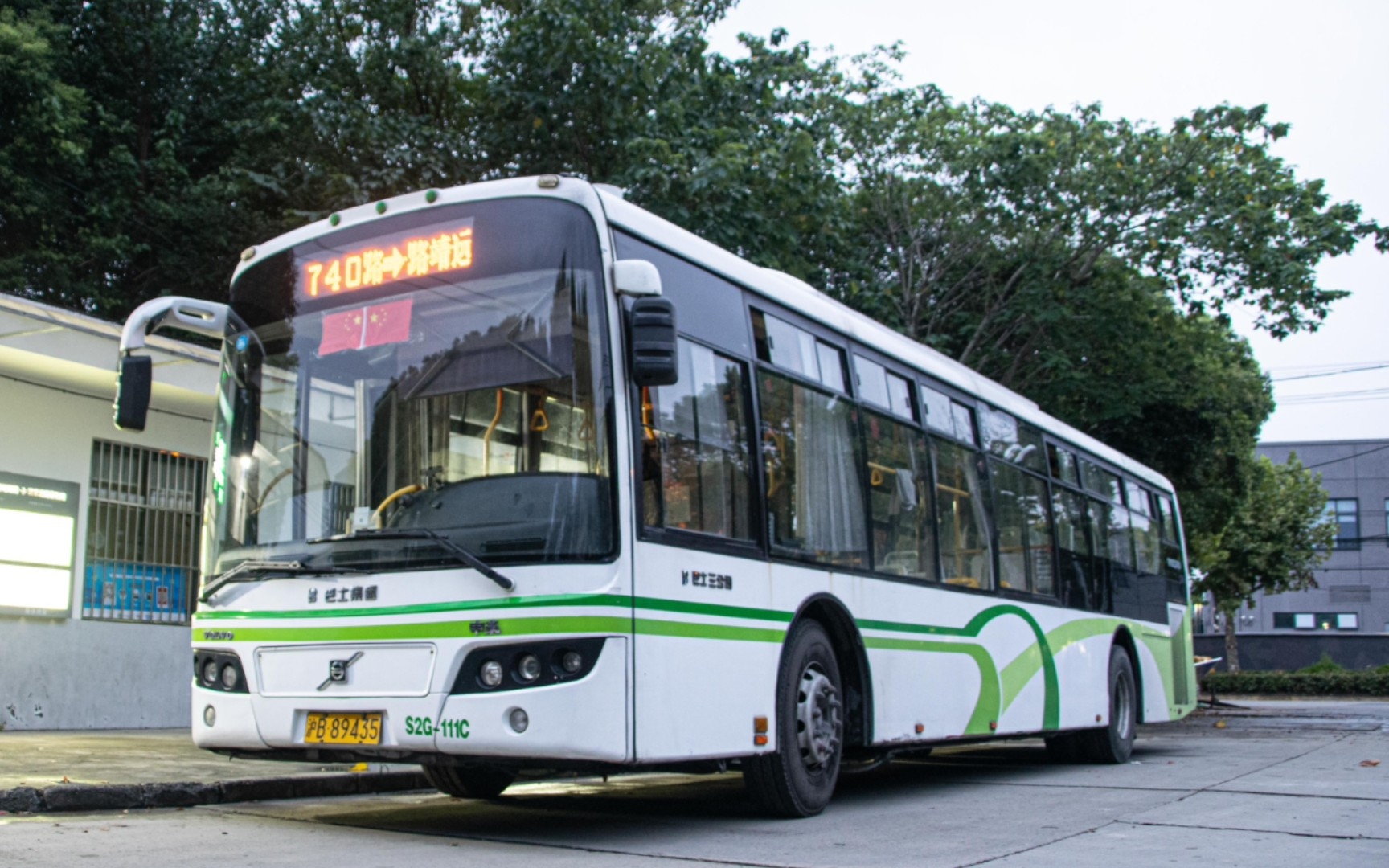 【pov-049】上海公交740路 金园一路靖远路→昌化路武定路 全程前方