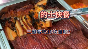 Download Video: 18块钱的自助快餐，三健客再次拜访，给他一人一盆狠狠拿下