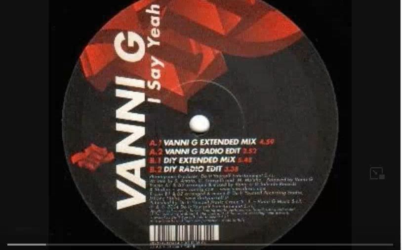 [图]【转】Vanni G – I Say Yeah Extended Mix (2004)