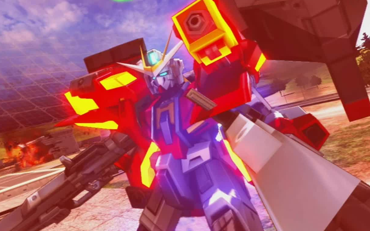 《高达exvsfb》元帅的极限高达日蚀面之残血的力量!