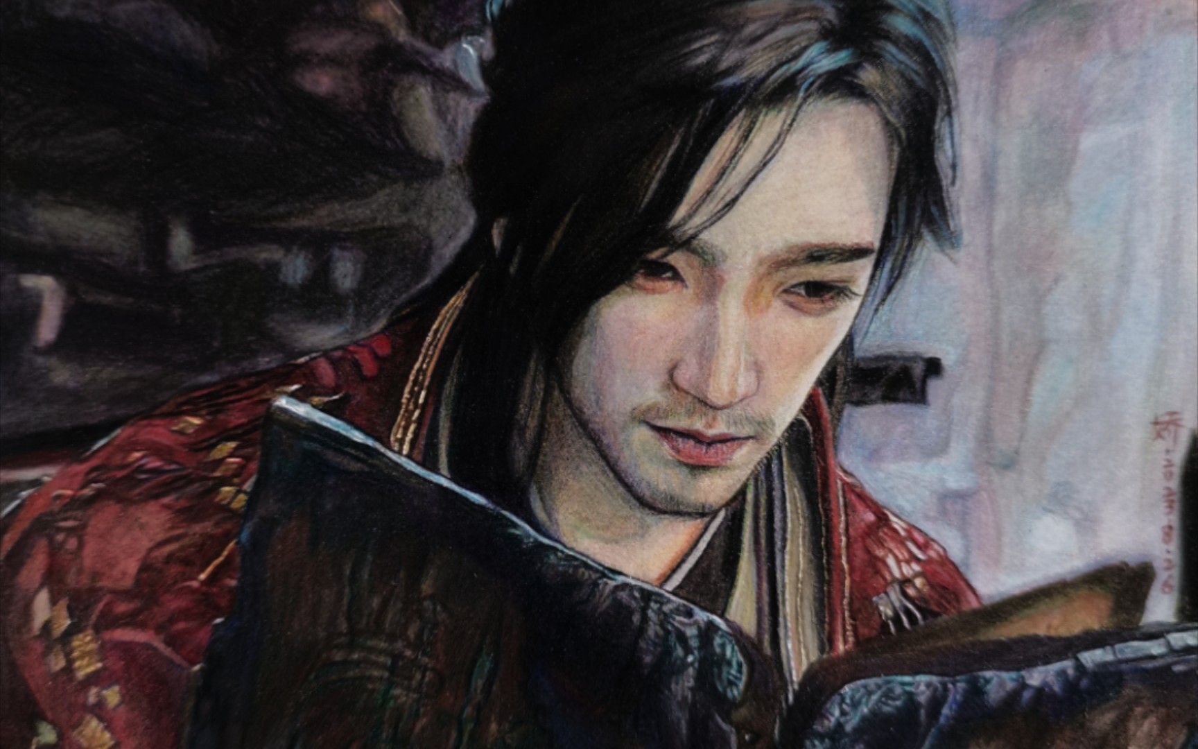 《眷思量》程染手绘彩铅画