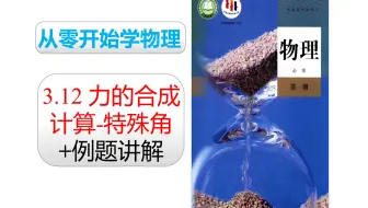 2019人教版物理必修一 第三章：3.12 特殊角力的合成的计算+例题讲解