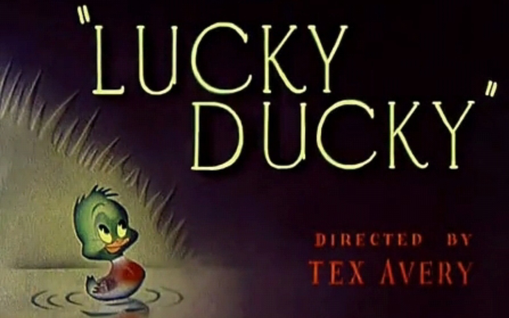 杜皮狗寶幸運鴨lucky ducky.1948.原版標題卡(米高梅動畫2022.09.20.